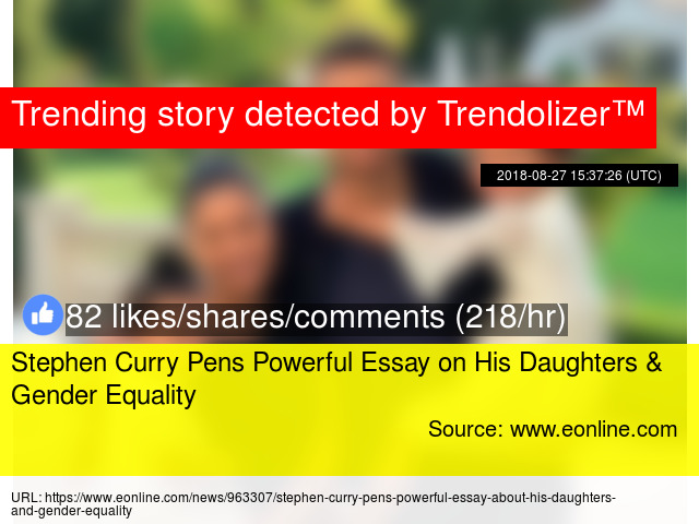 About English Language Essay Stephen Curry Pens Powerful Essay On His Daughters Gender Equality Stats A Healthy Mind In A Healthy Body Essay also Research Essay Proposal Stephen Curry Pens Powerful Essay On His Daughters Amp Gender Equality How To Start A Synthesis Essay